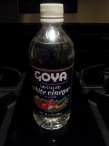 Goya Distilled White Vinegar - a top secret ingredient