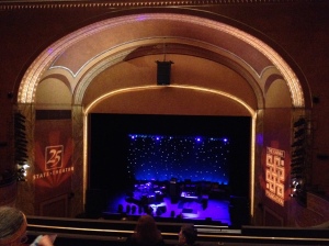 Lovely view of the State Theater stage before the show