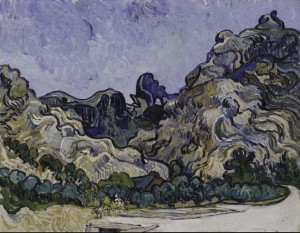 Van Gogh - Mountains at St. Remy - 1889